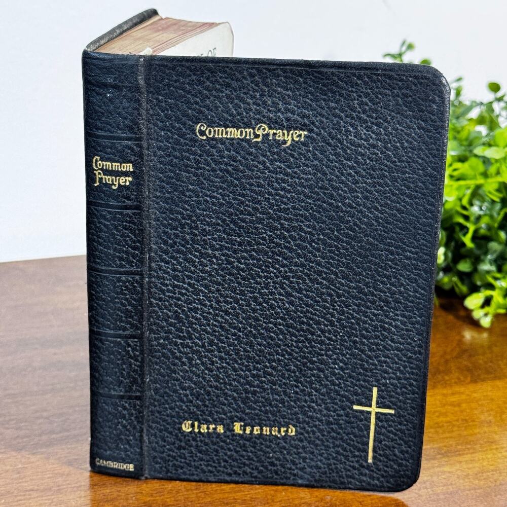 1929 Book of Common Prayer Cambridge James Pott Ultra Leather 2 Ribbons